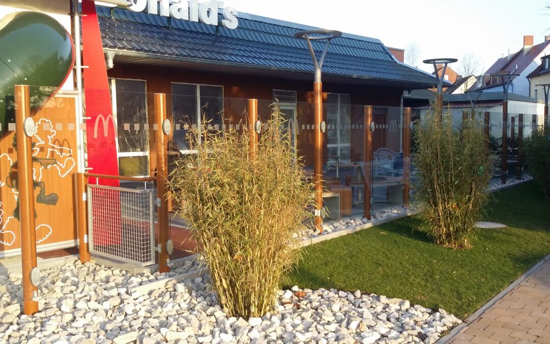 mcdonald’s glaszäune