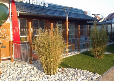 mcdonald’s glaszäune