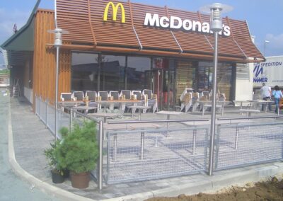 mcdonald’s terrassenzäune