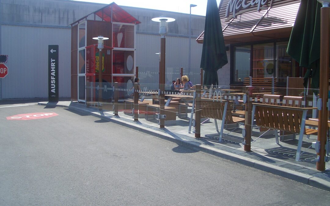 mcdonald’s glaszäune