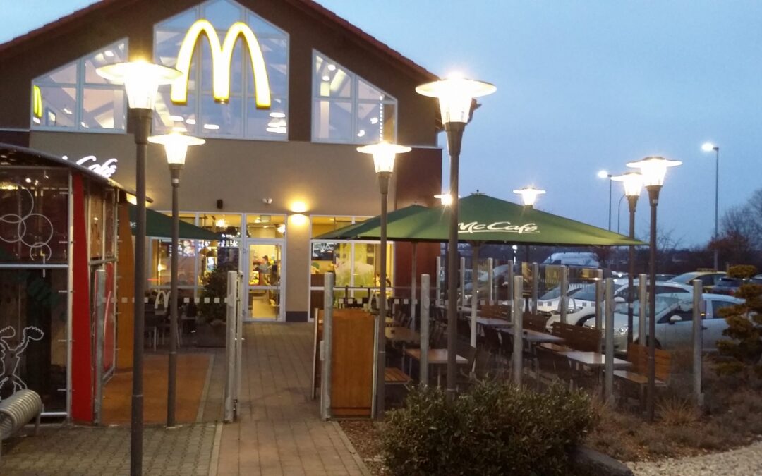 mcdonald’s glaszäune